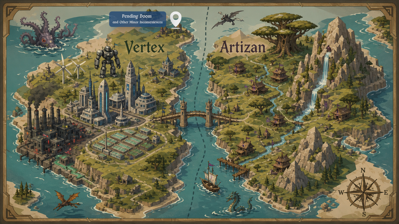 Vertex and Artizan Map
